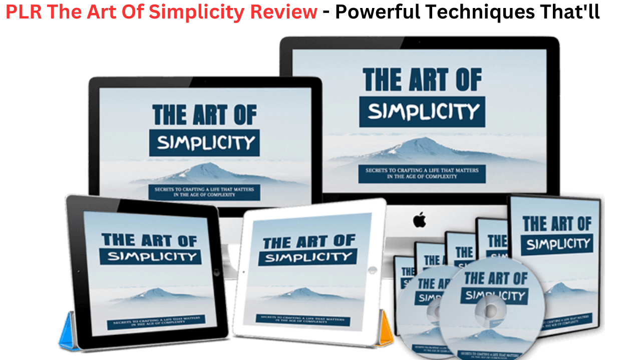PLR The Art Of Simplicity Review