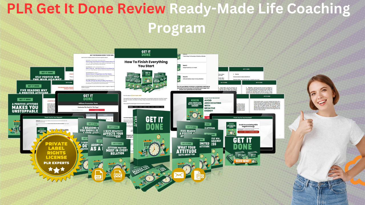 PLR Get It Done Review Ready-Made Life Coaching Program 
